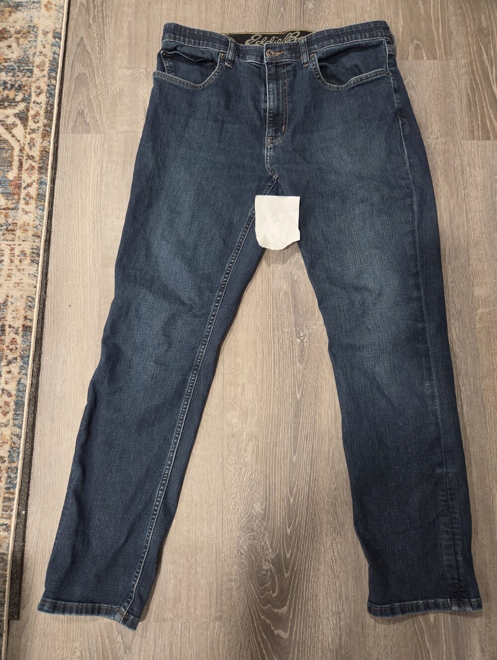 Eddie Bauer Men's H2low Flex Size 35 X 32 Newer Slim Straight Fit Jean (#1)